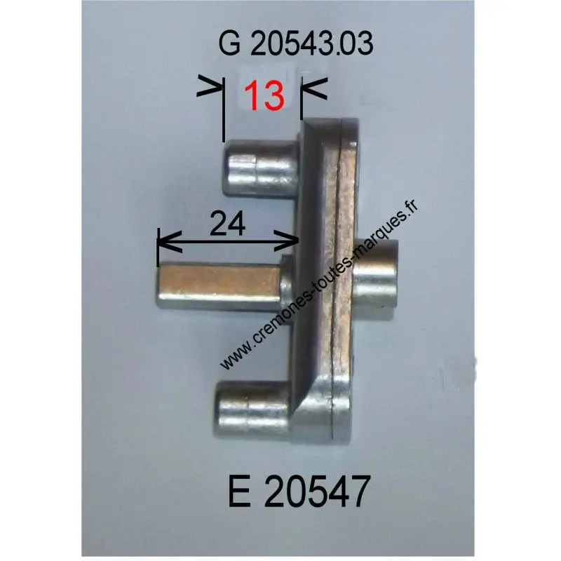 renvoi de fouillot GU G 20543.03 pilier de 13 mm